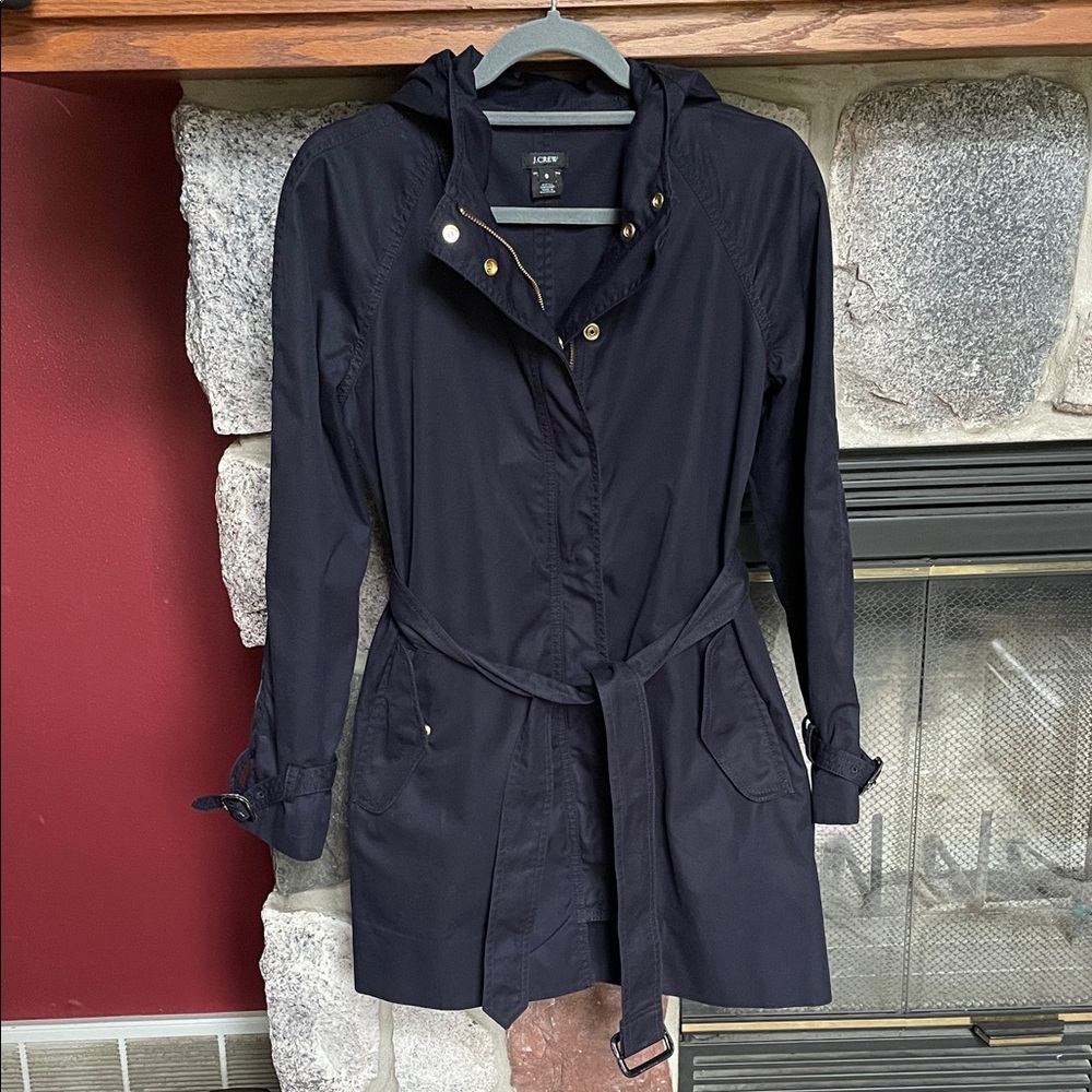 J. Crew Matinee Hooded Trench Coat